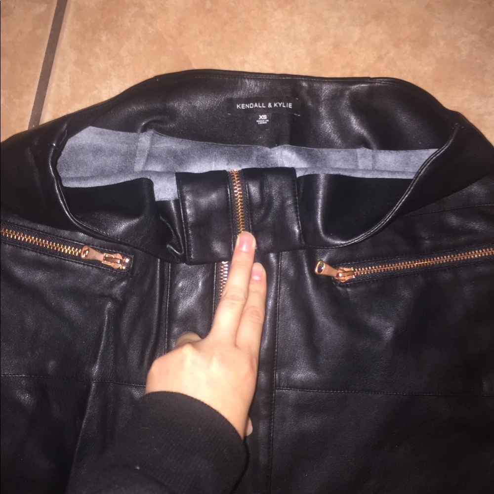 Cute Leather skirt